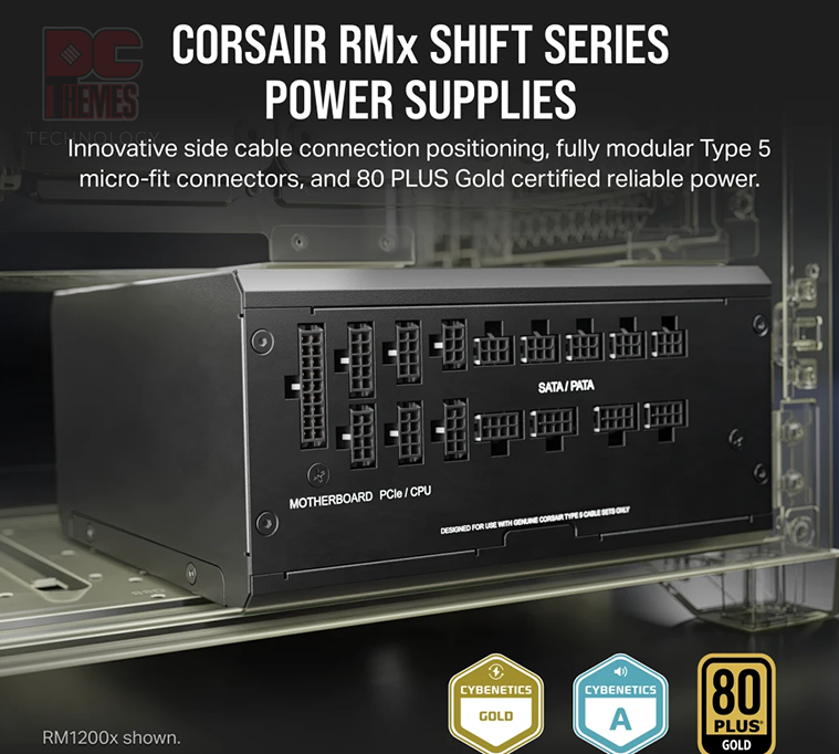 CORSAIR RM850x SHIFT 80 PLUS Gold Fully Modular ATX Power Supply